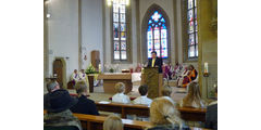 Festgottesdienst zum 50jahrigen Priesterjubiläum von Stadtpfarrer i.R. Geistlichen Rat Ulrich Trzeciok (Foto: Karl-Franz Thiede)